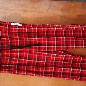 Red Plaid XL Men's Lounge Pant